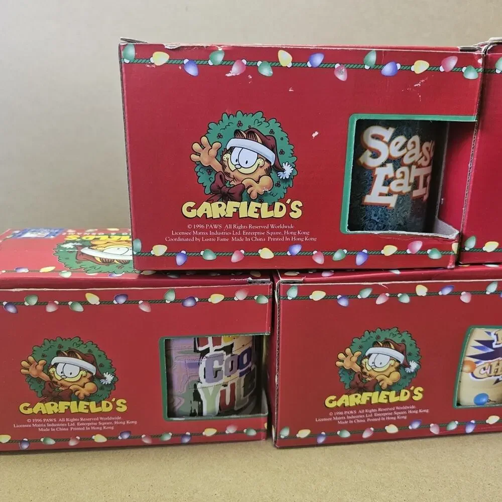 Garfield Mug And Ornament New In Box Lot